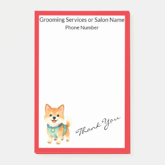 Notas Post-it® Luxury Grooming Pet Personalized Trendy Collection