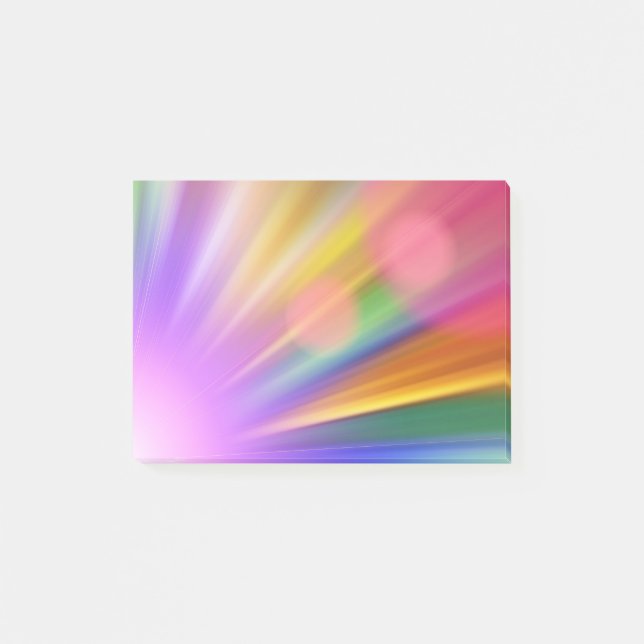 Notas Post-it® Luz abstracta (Anverso)