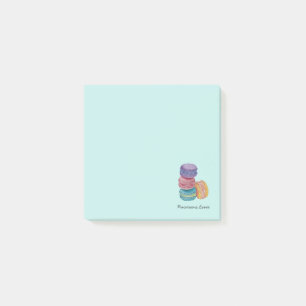 Notas Post-it® Macarones Arcoiris Cubiertos De Color Acuático