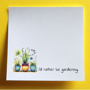 Notas Post-it® Macetas Bonitas Me Gusta Más La Jardinería