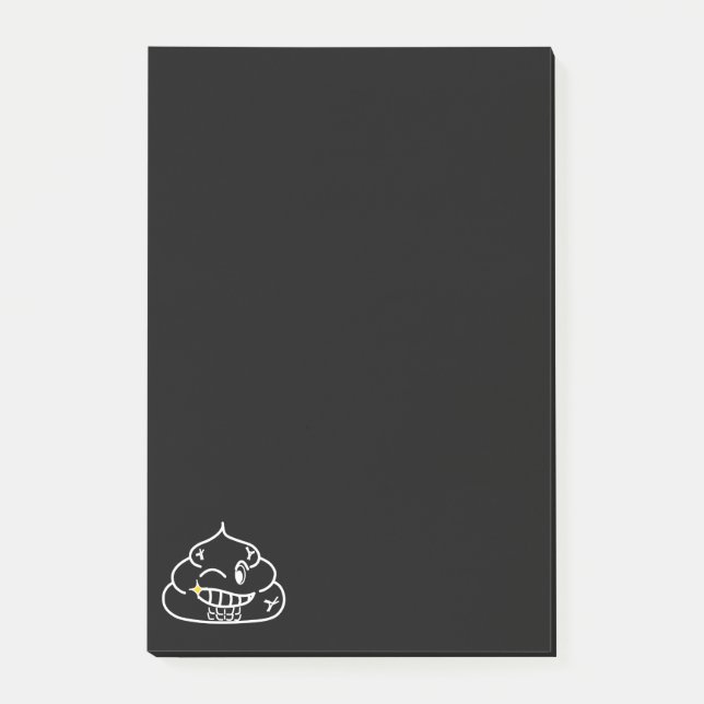 Notas Post-it® Macho poop - Brootsch the PooPoo (Anverso)