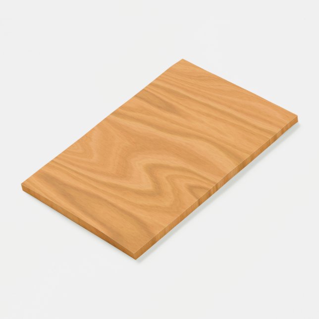 Notas Post-it® Madera clara (En perspectiva)