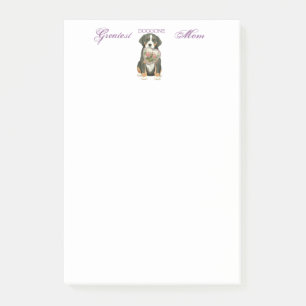 Notas Post-it® Madre del Corazón de Perro de Montaña Suizo Mayor