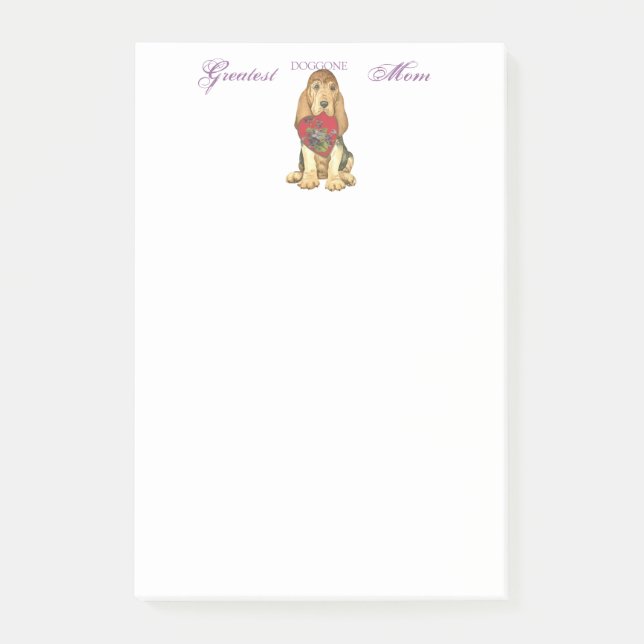 Notas Post-it® Madre del corazón sangriento (Anverso)