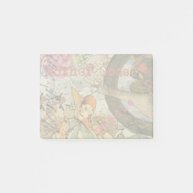 Notas Post-it® Madre Gosa Nursery Rhyme Fairy Tale (Anverso)