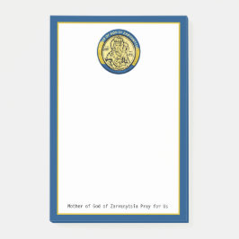 NOTAS POST-IT® MADRE UCRANIA DE DIOS DE ZARVANYTSIA RELIGIOSA 