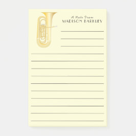 Notas Post-it® Maestra de Música Tuba