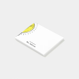 Notas Post-it® Maestra Lightbulb School