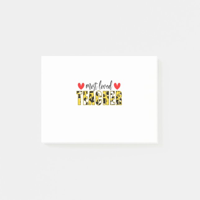 Notas Post-it® Maestros y profesores más amados (Anverso)