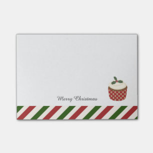 Notas Post-it® Magdalena del navidad roja y verde