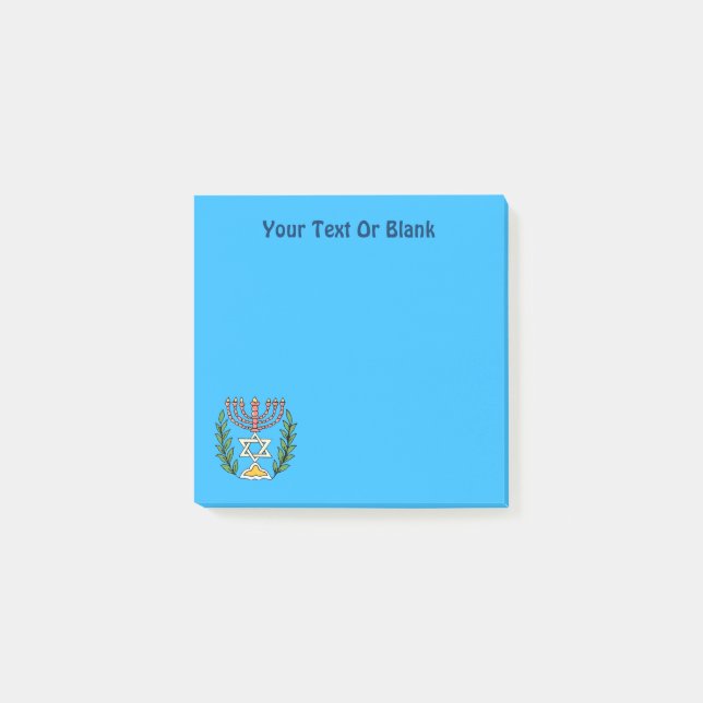 Notas Post-it® Magen persa David Menorah (Anverso)