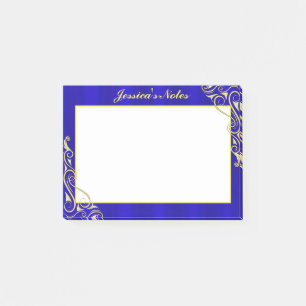Notas Post-it® Magnífica Tipografía Regal Golden Flourish