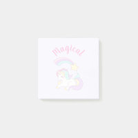 Magnífico unicornio con estrella de tiro arco iris