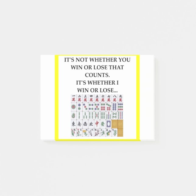 Notas Post-it® mahjong (Anverso)