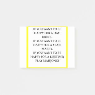 NOTAS POST-IT® MAHJONG