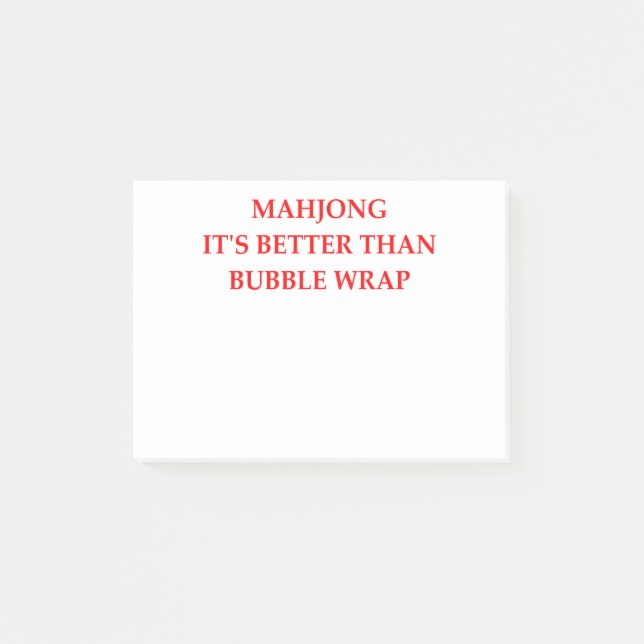 NOTAS POST-IT® MAHJONG (Anverso)