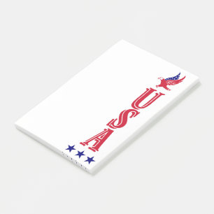 Notas Post-it® Majestic USA: Alas de la Libertad
