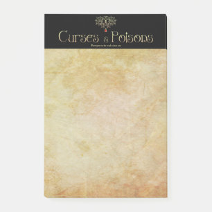Notas Post-it® Maldiciones y venenos