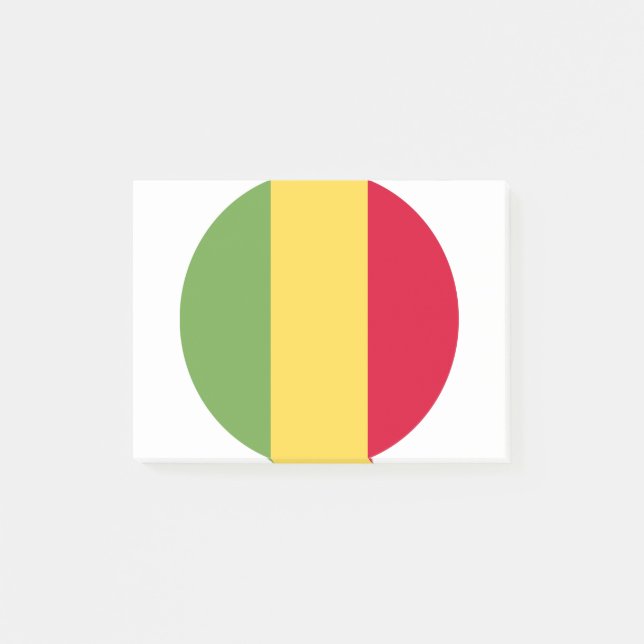 Notas Post-it® Mali Flag (Anverso)