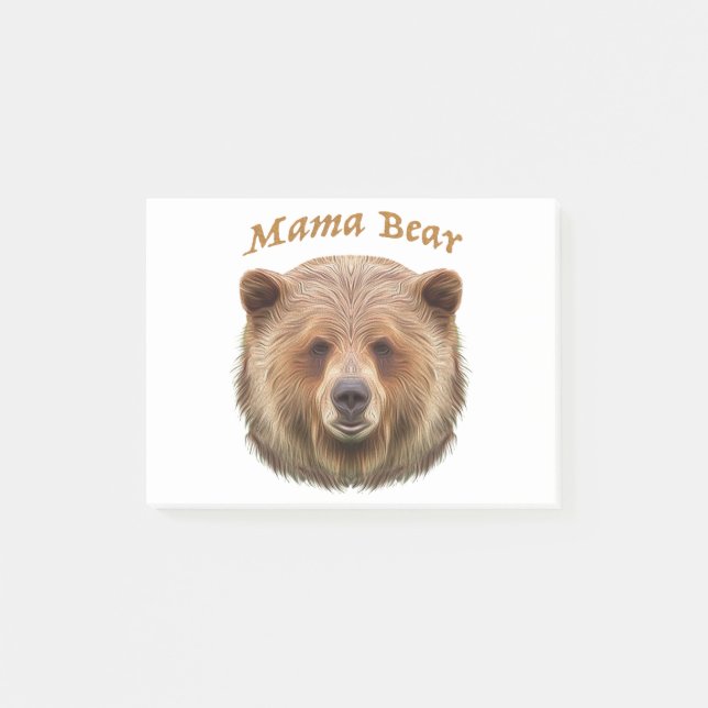 Notas Post-it® Mama Bear (Anverso)