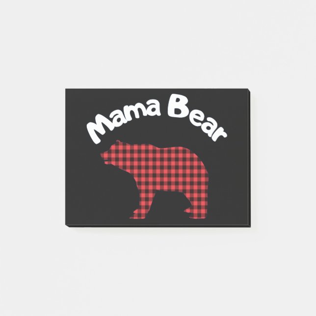 Notas Post-it® Mama Bear (Anverso)