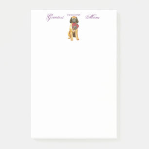 Notas Post-it® Mamá del corazón del hound afgano