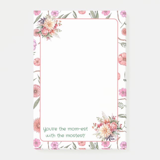 Notas Post-it® Mamá-est con la más grande (Anverso)