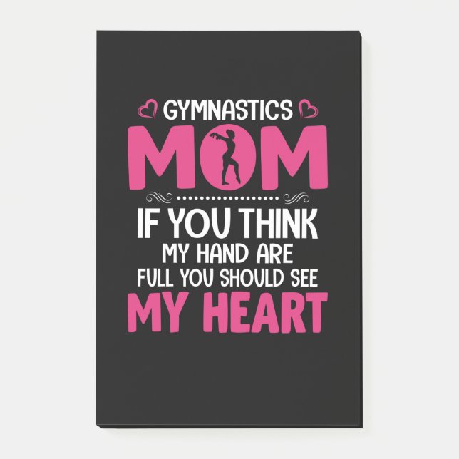 Notas Post-it® Mamá Gimnasia de arte (Anverso)