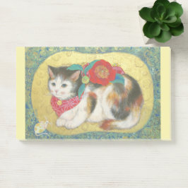 Notas Post-it® Mameneko: The Camellia Kitten 