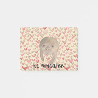 Notas Post-it® Manatee Valentine