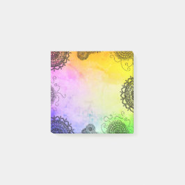 Notas Post-it® Mandala farbenfroh