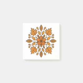 Notas Post-it® Mandala floral de otoño