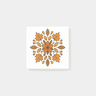 Notas Post-it® Mandala floral de otoño