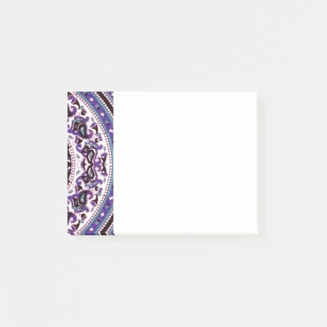 Notas Post-it® Mandala púrpura (Anverso)