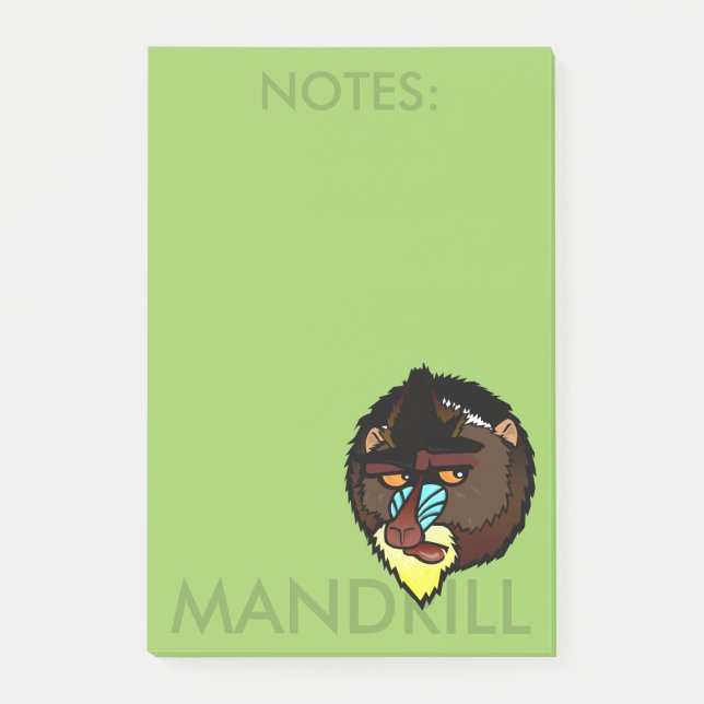 NOTAS POST-IT® MANDRILL VERTICAL POST-IT NOTEPAD (Anverso)