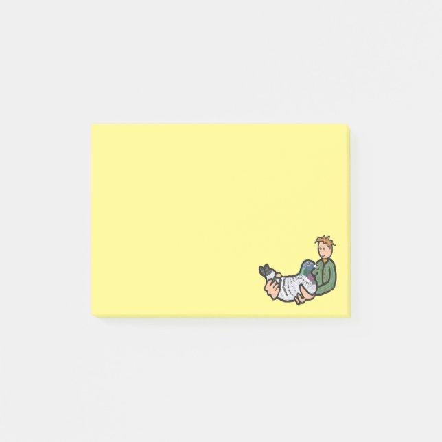 Notas Post-it® Manejo de palomas (Anverso)