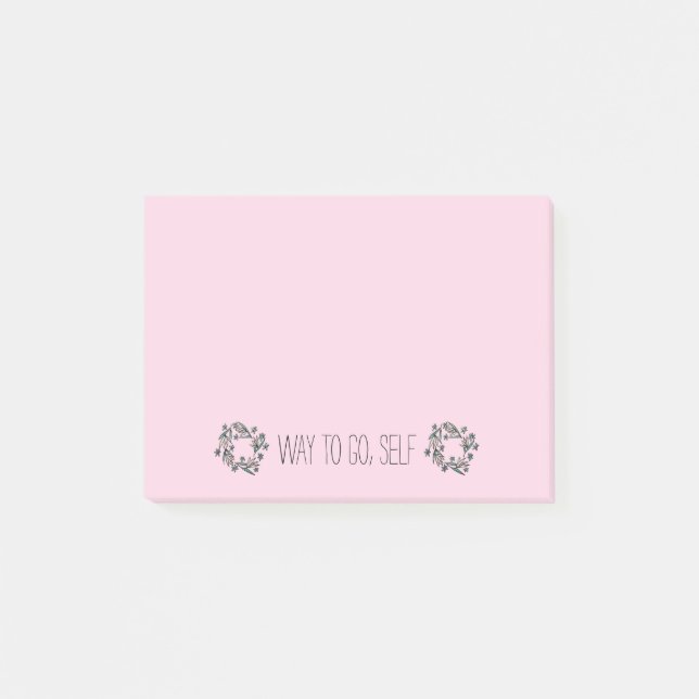 Notas Post-it® Manera de ir, uno mismo (Anverso)