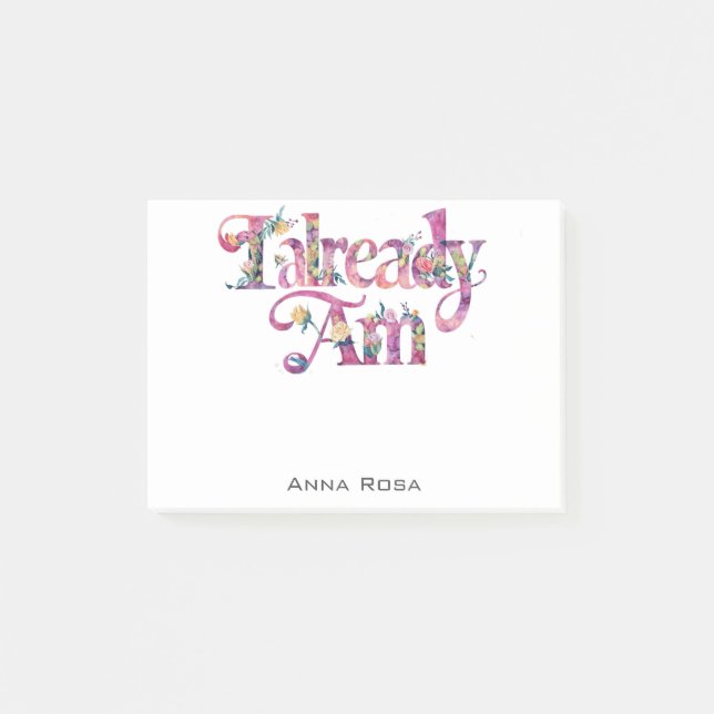 Notas Post-it® *~* Manifiesto de Gratitud Floral AP85 YA AM (Anverso)