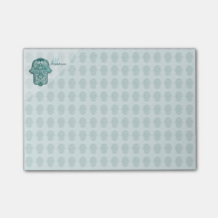 Notas Post-it® Mano de la alheña de Hamsa (trullo)
