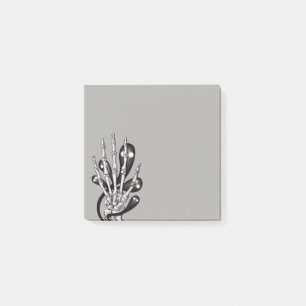 Notas Post-it® Mano esquelética con los fantasmas espeluznantes