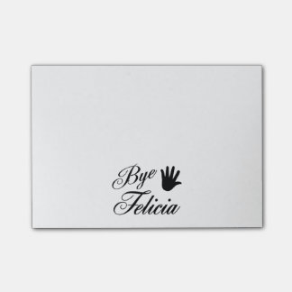 Notas Post-it® Mano que agita de la suposición de Felicia del
