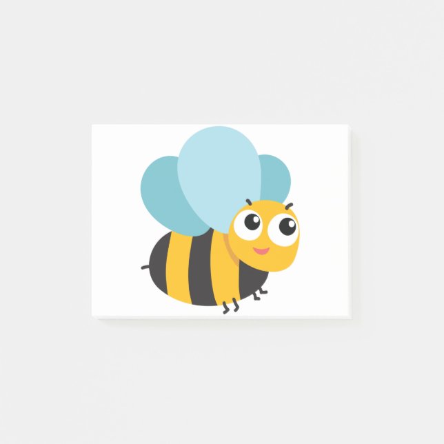 Notas Post-it® Manosee la abeja (Anverso)