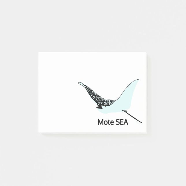 Notas Post-it® Manta Ray 4 x 3 (Anverso)