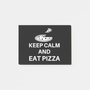 Notas Post-it® Mantener La Calle Y Comer Pizza