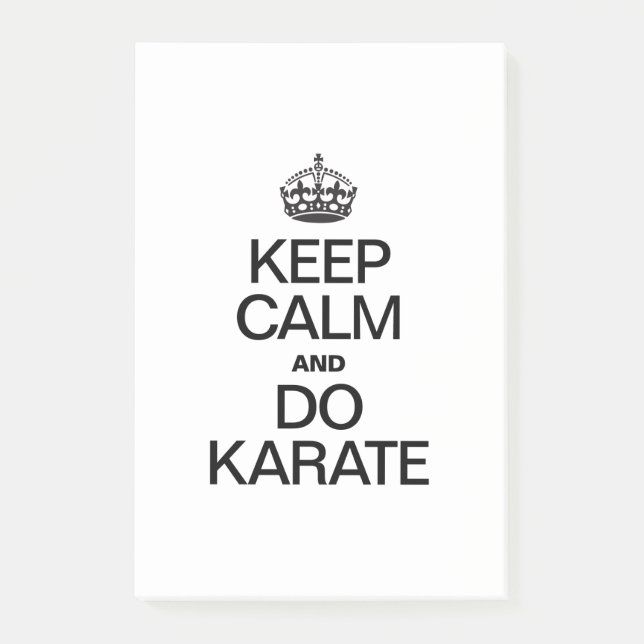 Notas Post-it® MANTENER LA CALMA Y HACER KARATE.ai (Anverso)