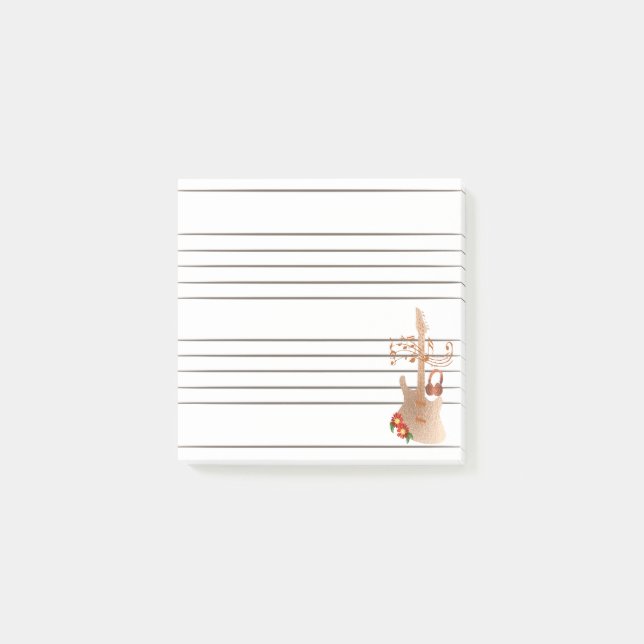Notas Post-it® Manuscrito de música  (Anverso)