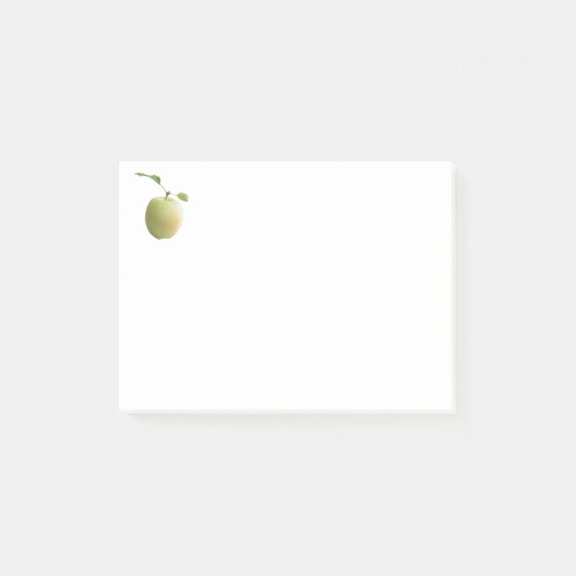 Notas Post-it® Manzana verde (Anverso)