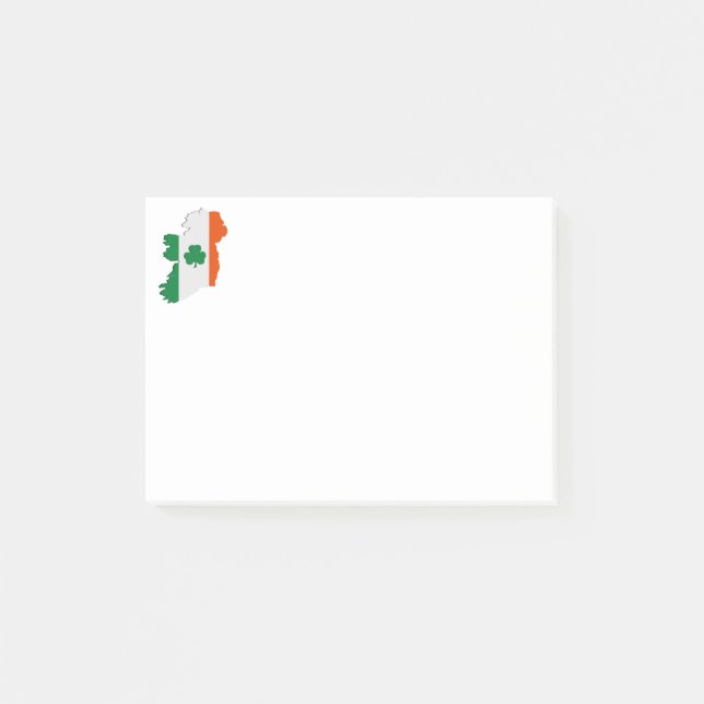 Notas Post-it® Mapa de Irlanda (Anverso)