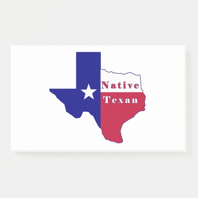 Notas Post-it® Mapa de la bandera de texto nativa (Anverso)