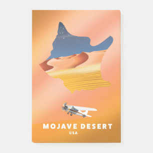 Notas Post-it® Mapa de Mojave Desert USA